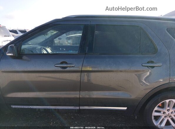 1FM5K7D82HGE22309 2017 FORD EXPLORER Gray 360 interior view
