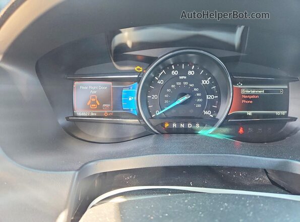 1FM5K7D83GGA85986 2016 FORD EXPLORER Burgundy Instrument cluster view