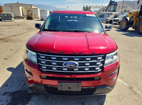 1FM5K7D83GGA85986 2016 FORD EXPLORER Burgundy Front view