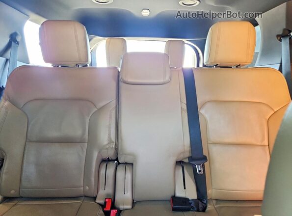 1FM5K7D83GGA85986 2016 FORD EXPLORER Burgundy Rear seats view