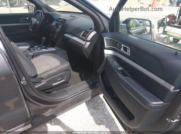 1FM5K7D83GGA89293 2016 FORD EXPLORER Black Вид салону спереду
