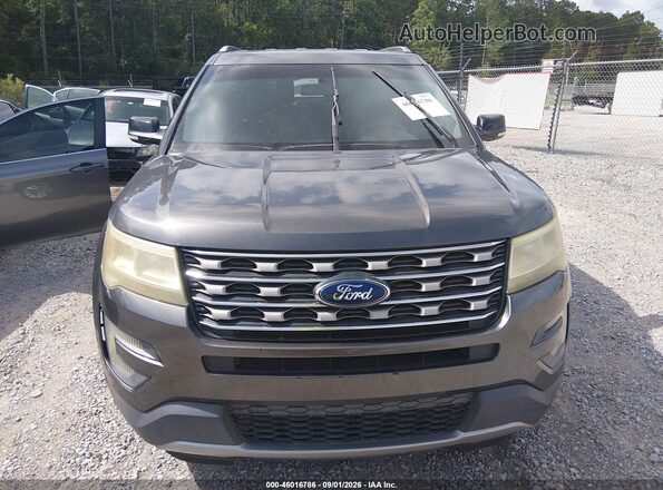 1FM5K7D83GGA89293 2016 FORD EXPLORER Black Вид щитка приладів