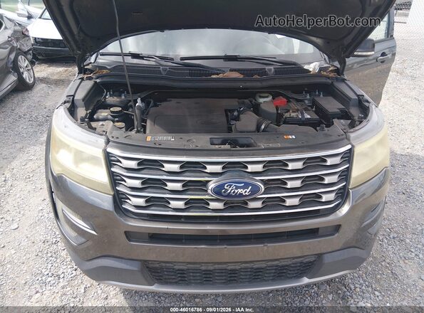 1FM5K7D83GGA89293 2016 FORD EXPLORER Black Вид ззаду