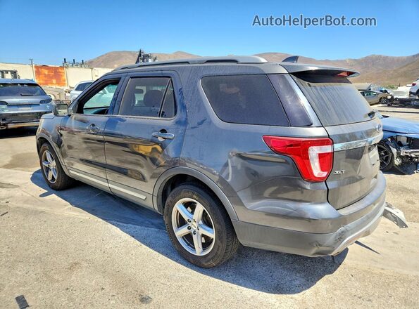1FM5K7D83GGC04930 2016 FORD EXPLORER Gray Rear left