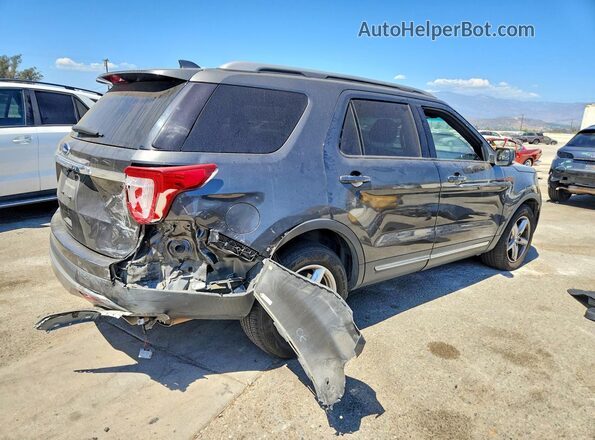 1FM5K7D83GGC04930 2016 FORD EXPLORER Gray Rear right