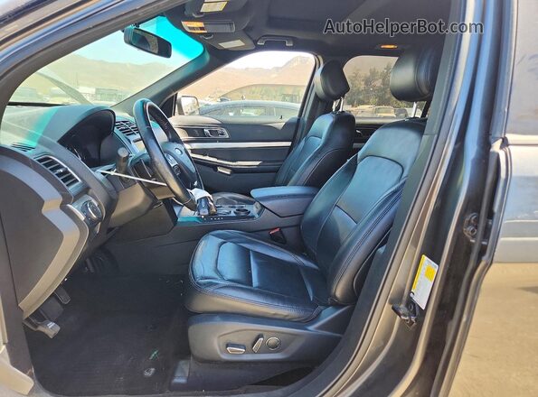 1FM5K7D83GGC04930 2016 FORD EXPLORER Gray Front interior view