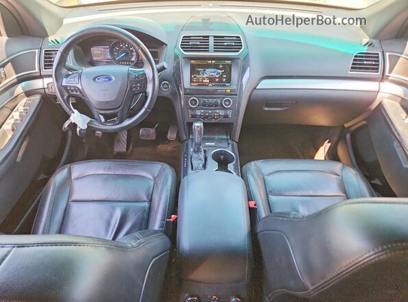 1FM5K7D83GGC04930 2016 FORD EXPLORER Gray Dashboard view