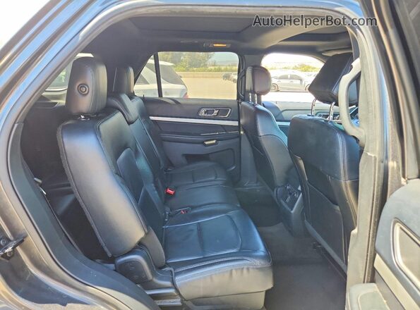 1FM5K7D83GGC04930 2016 FORD EXPLORER Gray Rear interior view