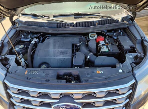 1FM5K7D83GGC04930 2016 FORD EXPLORER Gray Engine compartment view