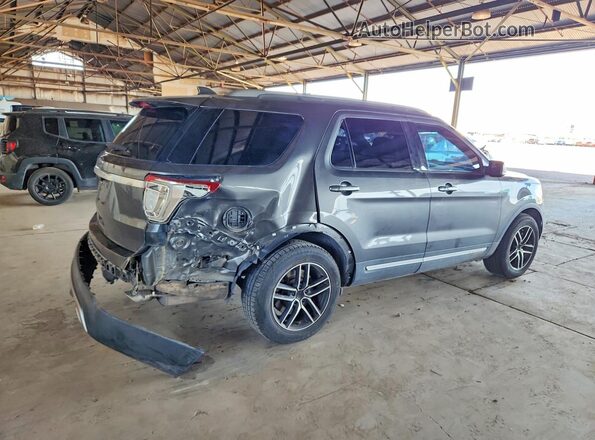 1FM5K7D83HGA93846 2017 FORD EXPLORER Gray Rear right