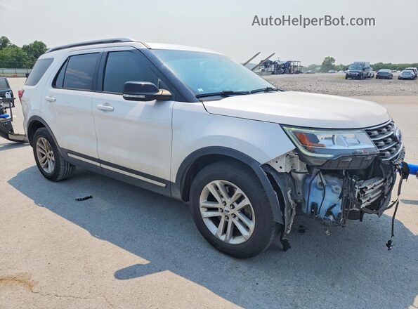 1FM5K7D85HGD84655 2017 FORD EXPLORER Белый Передняя правая четверть