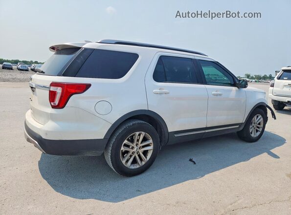 1FM5K7D85HGD84655 2017 FORD EXPLORER Белый Задняя правая четверть