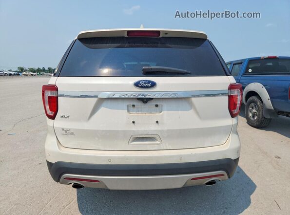 1FM5K7D85HGD84655 2017 FORD EXPLORER Белый Вид сзади