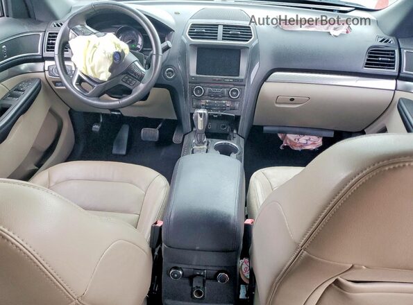 1FM5K7D85JGC30873 2018 FORD EXPLORER Burgundy წინა პანელის ხედი