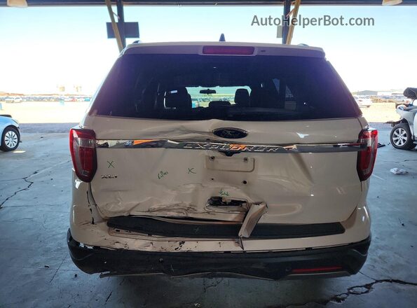 1FM5K7D85KGA78644 2019 FORD EXPLORER White უკანა ხედი