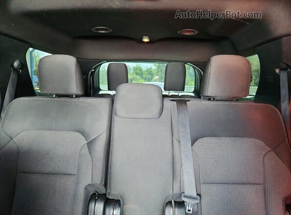 1FM5K7D87KGB07352 2019 FORD EXPLORER White Rear seats view