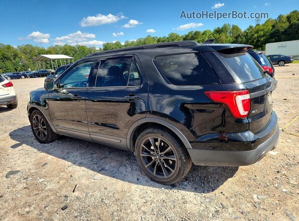 1FM5K7D8XHGA97876 2017 FORD EXPLORER Черный Задняя левая четверть