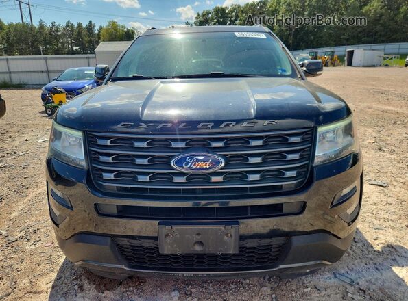 1FM5K7D8XHGA97876 2017 FORD EXPLORER Черный Вид спереди
