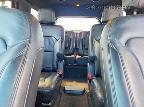 1FM5K7DH2GGA86028 2016 FORD EXPLORER Black Rear seats view