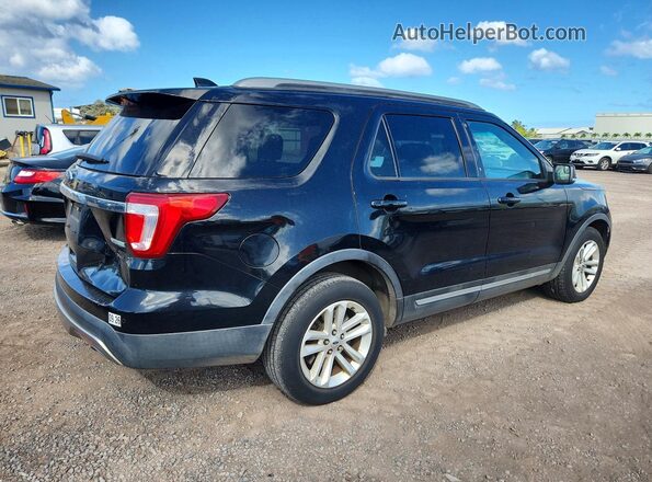 1FM5K7DH2GGA86028 2016 FORD EXPLORER Black Rear right