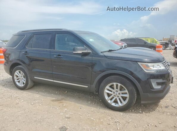 1FM5K7DH2GGD35847 2016 FORD EXPLORER Black Przód prawy