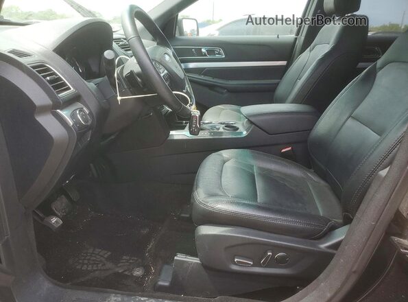 1FM5K7DH2GGD35847 2016 FORD EXPLORER Black Widok wnętrza z przodu