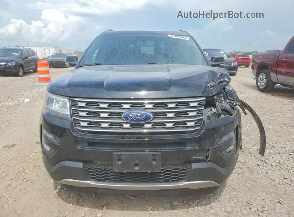 1FM5K7DH2GGD35847 2016 FORD EXPLORER Black Widok z przodu