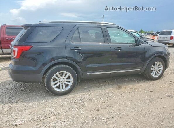 1FM5K7DH2GGD35847 2016 FORD EXPLORER Black Tył prawy