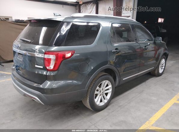 1FM5K7DH3GGC71317 2016 FORD EXPLORER Зеленый Задняя правая четверть