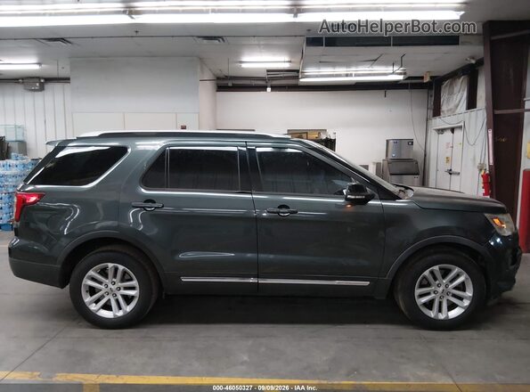 1FM5K7DH3GGC71317 2016 FORD EXPLORER Зеленый Вид задней части салона