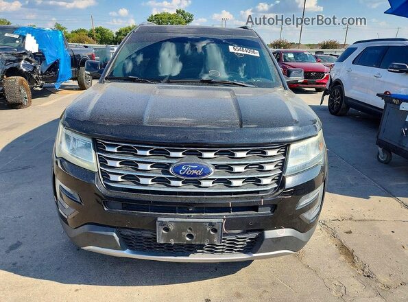 1FM5K7F80GGA61920 2016 FORD EXPLORER Черный Вид спереди