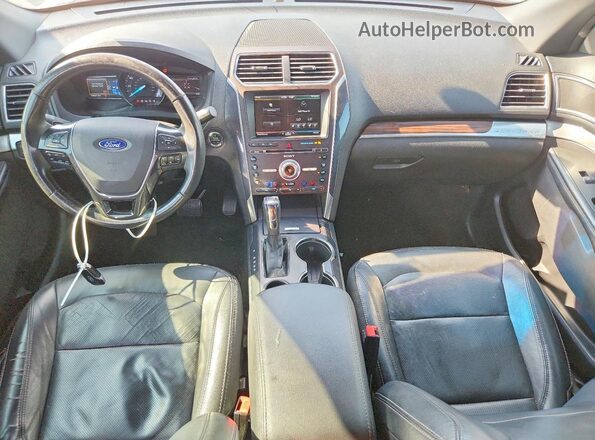 1FM5K7F80GGA61920 2016 FORD EXPLORER Черный Вид панели приборов