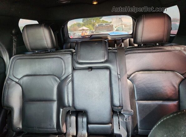 1FM5K7F80GGA61920 2016 FORD EXPLORER Черный Вид задних сидений