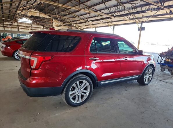 1FM5K7F84HGB07279 2017 FORD EXPLORER Burgundy Tył prawy