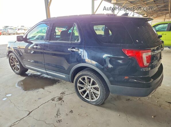 1FM5K7F85HGD04476 2017 FORD EXPLORER Черный Задняя левая четверть