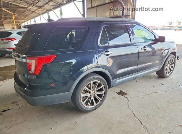 1FM5K7F85HGD04476 2017 FORD EXPLORER Черный Задняя правая четверть