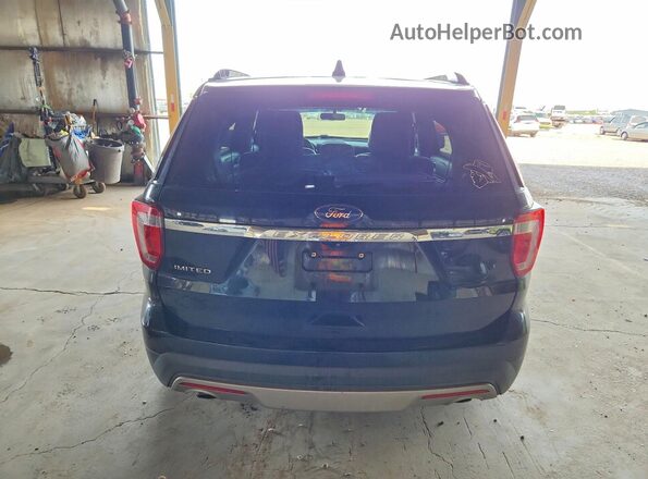 1FM5K7F85HGD04476 2017 FORD EXPLORER Черный Вид сзади