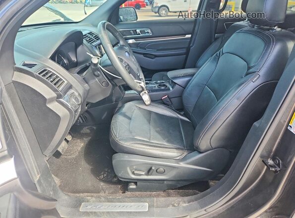 1FM5K7F87KGA93093 2019 FORD EXPLORER Gray Front interior view