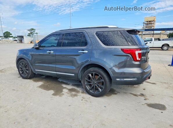 1FM5K7F87KGA93093 2019 FORD EXPLORER Gray Rear left