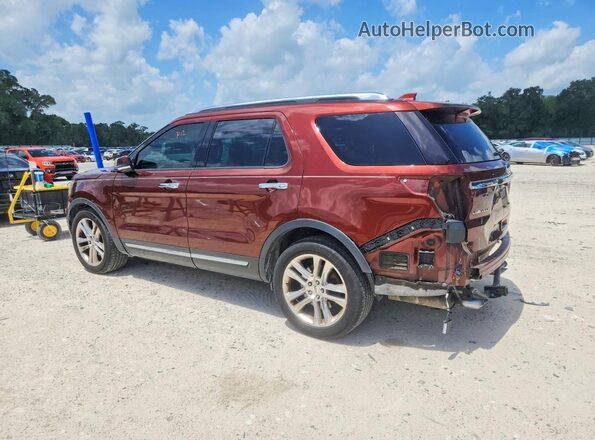 1FM5K7FH7GGC20559 2016 FORD EXPLORER Brown Задня ліва чверть