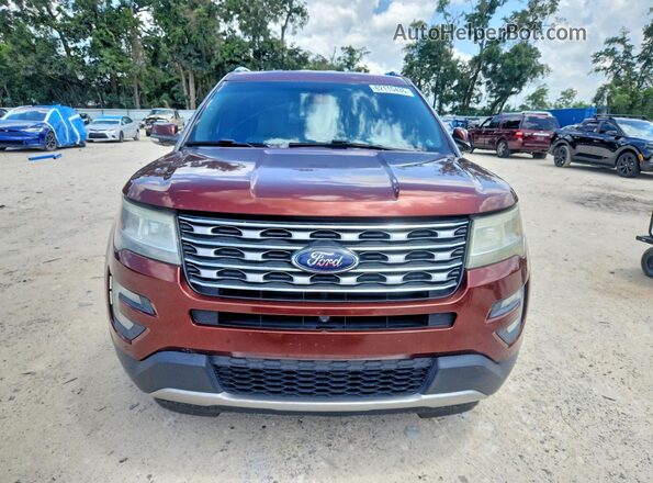 1FM5K7FH7GGC20559 2016 FORD EXPLORER Brown Вид спереду