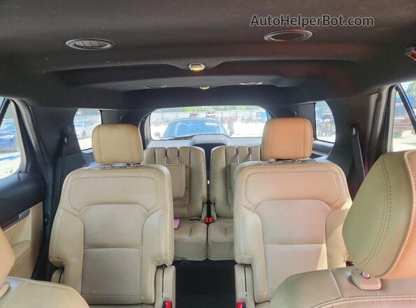 1FM5K7FH7GGC20559 2016 FORD EXPLORER Brown Вид задніх сидінь