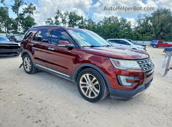 1FM5K7FH7GGC20559 2016 FORD EXPLORER Brown Передня права чверть