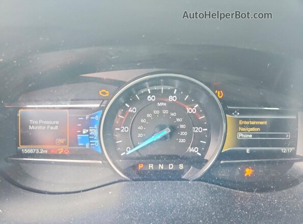 1FM5K7FH7GGC20559 2016 FORD EXPLORER Brown Вид щитка приладів