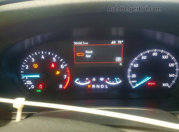 1FM5K8AB0MGC02408 2021 FORD EXPLORER Black Instrument cluster view