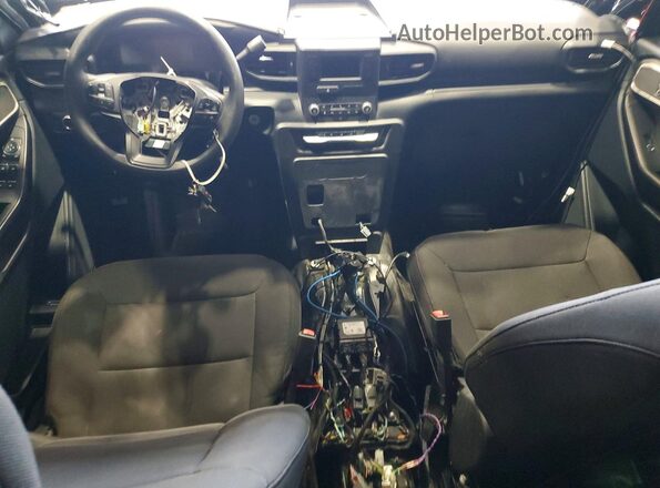 1FM5K8AB0MGC02408 2021 FORD EXPLORER Black Dashboard view