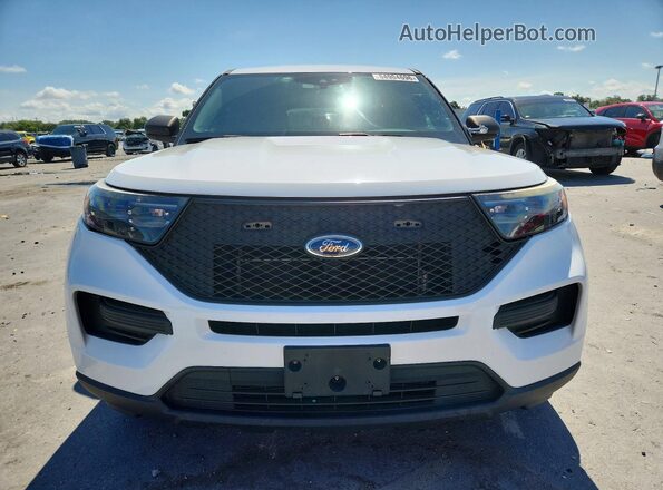 1FM5K8AB4MGA46874 2021 FORD EXPLORER White Դիմացի տեսք