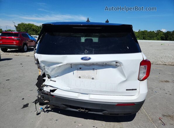 1FM5K8AB4MGA46874 2021 FORD EXPLORER White Հետևի տեսք