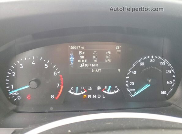 1FM5K8AB5LGA82927 2020 FORD EXPLORER White Սարքավորումների վահանակի տեսք