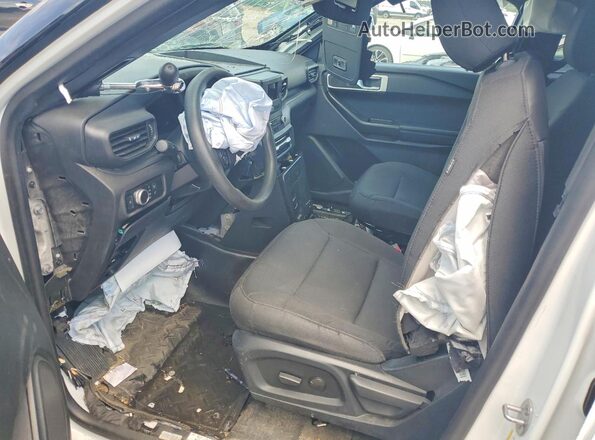 1FM5K8AB5NGC36569 2022 FORD EXPLORER Белый Вид салона спереди